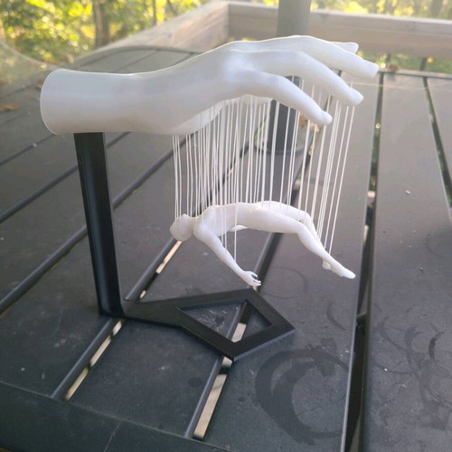 Overtaken decorative item like new, white, height 18 cm