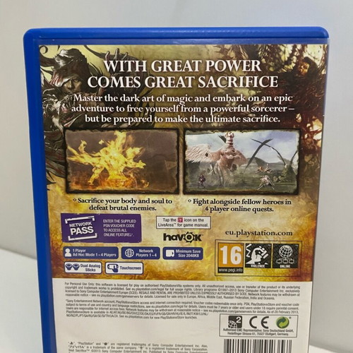 Soul Sacrifice game for PlayStation Vita like new