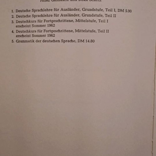 German educational books used, set of 3