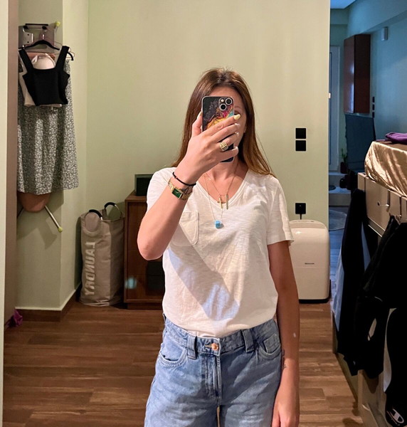 Λευκό T-shirt Superdry, Medium