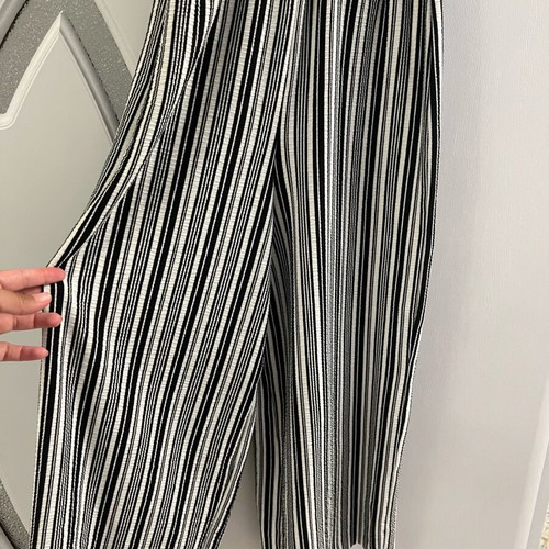 Pull & Bear striped jumpsuit like new XS sporty elegant