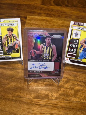 Euroleague Panini Fenerbahce Sports Cards new, set of 5