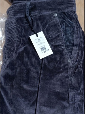Funky Buddha corduroy chino pants new, size 36 loose fit, gray
