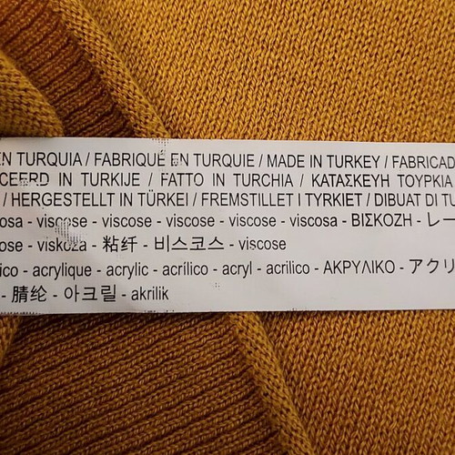 Basic women's blouse used, small size, yellow