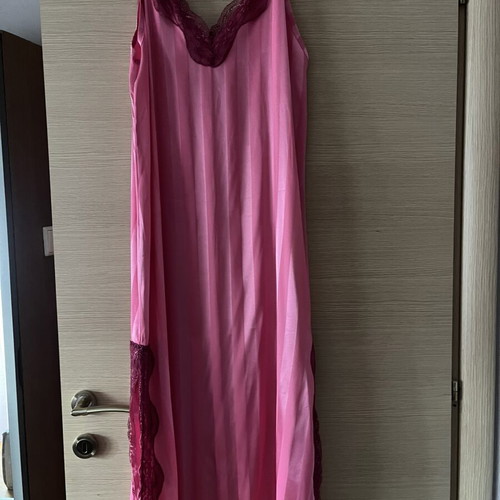 Karavan dress like new with belt and canvas bag, colorful