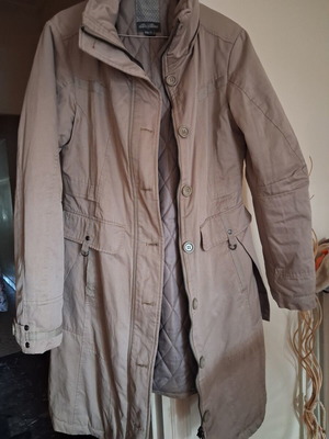 Attrattivo women's jacket used, beige-gray color, size M