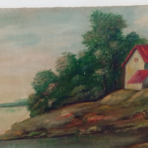 Oil Painting on Canvas used, 1.20x60 m