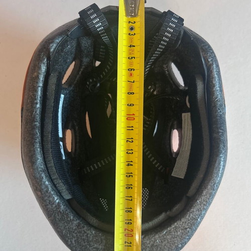Cytec Yangsta kids bike helmet, size S, black and orange