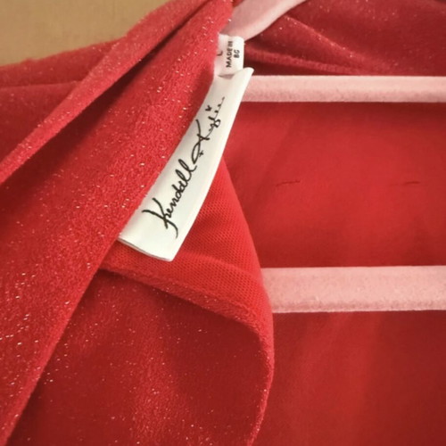 Kendall & Kylie blouse like new, red, size L