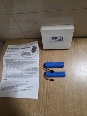 Литиево-йонни батерии 3.7V 1200MAH с кабел, комплект от 2, нови