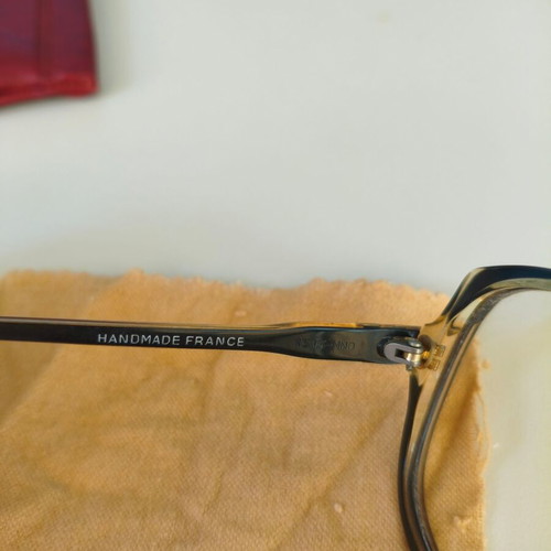 Nina Ricci Vintage 1970s Handmade Glasses like new, black and gold
