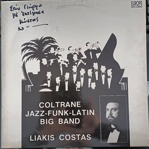 LP Liakis Kostas Coltrane Jazz-Funk-Latin Band new, signed