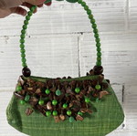 Handbag new, handmade, green