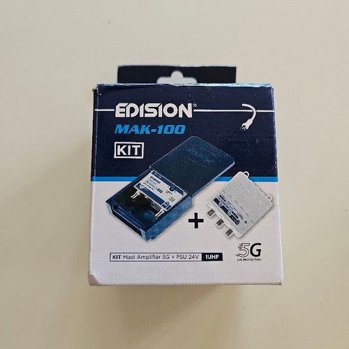 EDISION MAK-100 Kit UHF Antenna Amplifier with 24V Power and LTE/5G Filter