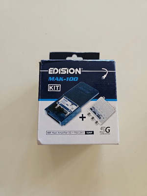 EDISION MAK-100 Kit UHF Antenna Amplifier with 24V Power and LTE/5G Filter