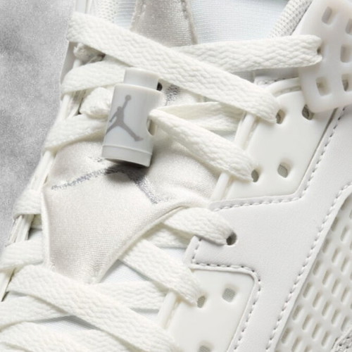 Air Jordan 4 Retro White Sneakers New, Size 52