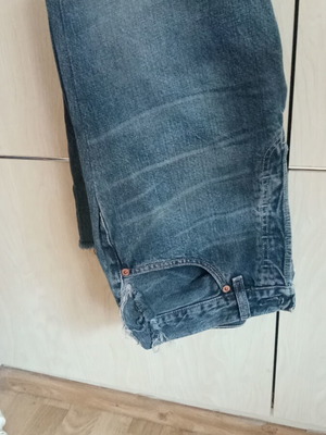 Levi's 501 vintage jeans used, mid/low waist 158, length 85, leg 18