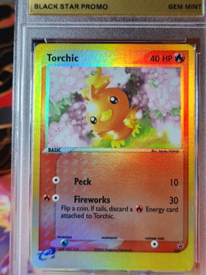 Torchic 2003 Nintendo Black Star Promo Card new