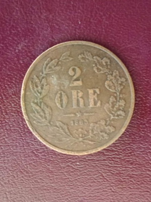 Κέρμα Sweden 2 Öre 1863 μεταχειρισμένο, χάλκινο