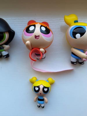 Φιγούρες McDonald’s Happy Meal Powerpuff Girls μεταχειρισμένες, πακέτο 3+1