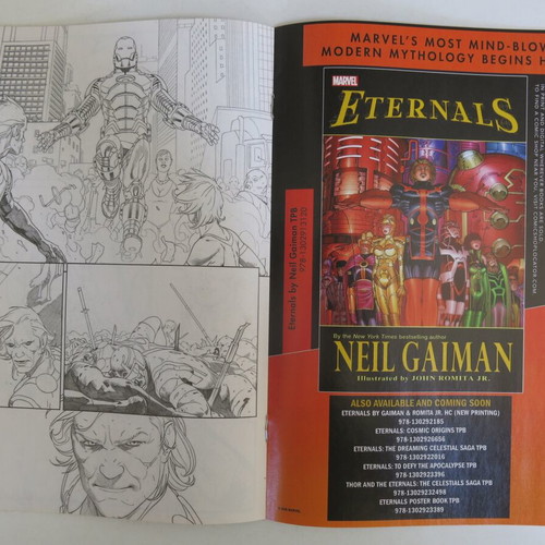 Eternals Never Die Never Win Behind-the-Scenes Edition comic new, English