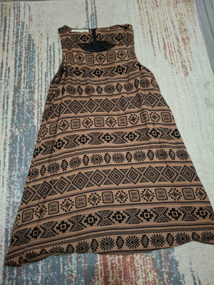 Helmi Sleeveless Dress XL with Ethnic Geometric Print like new