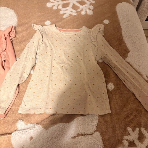 Σετ 3 παιδικές βαμβακερές μπλούζες Mothercare σαν καινούργιο, πολύχρωμες