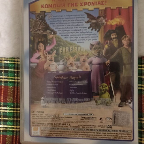 Shrek DVD movies used, set of 4, Dreamworks, dubbed