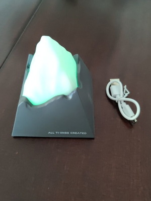 Helio Ferretti Mountain Table Lamp like new, USB rechargeable, 3 light levels