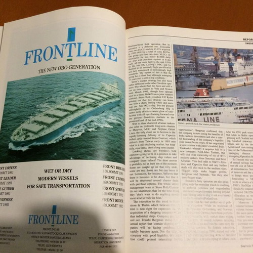 Seatrade Monthly Review October 1992 like new