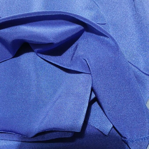 Veloudakis dress like new, blue, with impressive sleeve and lining