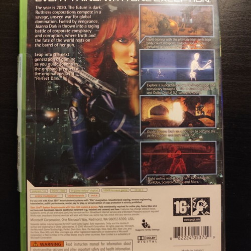 Perfect Dark Zero Xbox360 used