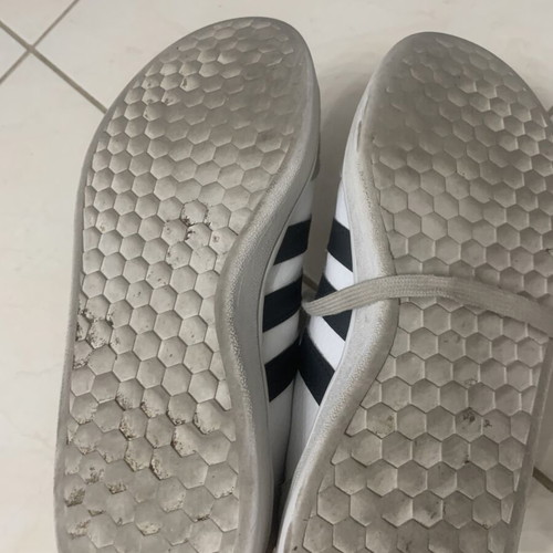 Adidas sneakers used, white, size 39.5
