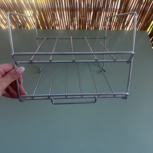 Metal shelf rack