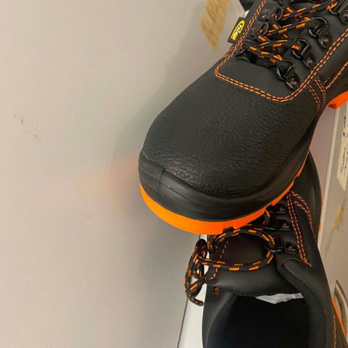Pallstar Viper work shoes, black and orange, size 36