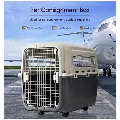 Air Pro IATA 8 Size Pet Carrier with Wheels 122x82x96cm for Pets up to 100kg