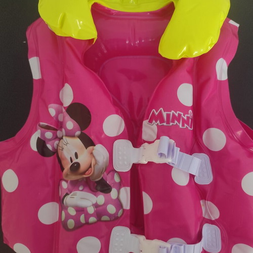 Children's Swim Learning Vest Minnie Pink New (3-6 Years)