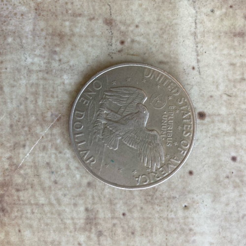 United States Dollar Eisenhower 1972 used, collectible coin