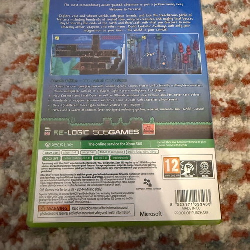Terraria Xbox 360 used