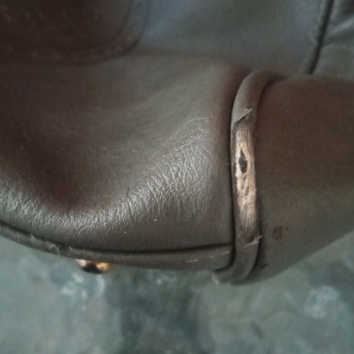Women's gray handbag used