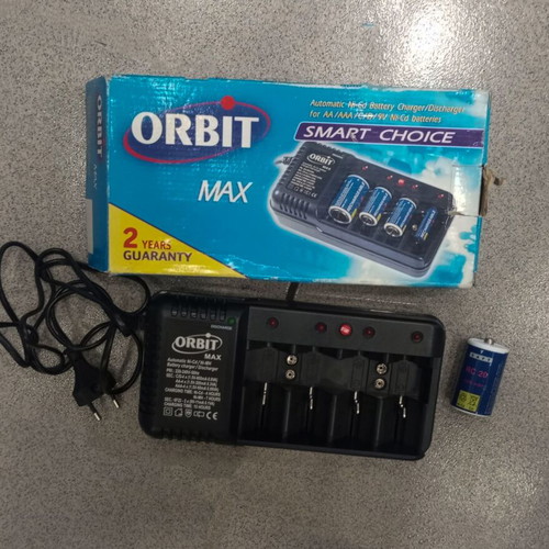 Orbit battery charger AA/AAA/C/D/9V Ni-cd used