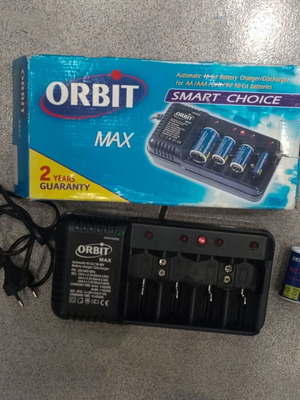 Orbit battery charger AA/AAA/C/D/9V Ni-cd used