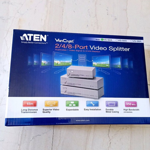 Aten VanCryst VS 94A Video Splitter new, 2/4/8 ports