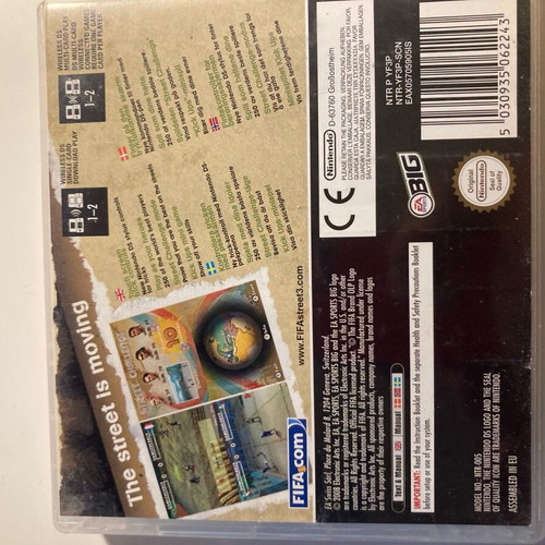 FIFA Street 3 Nintendo DS used