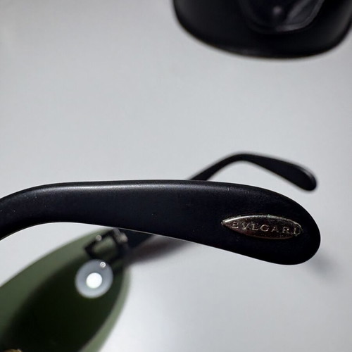 Bvlgari sunglasses like new with case, black