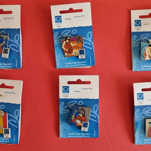 Pins Athens 2004 The Twelve Gods of Olympus set, new