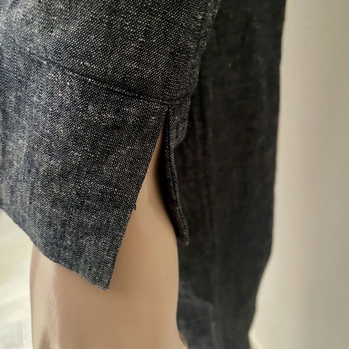 Twin set summer linen cotton, grey, new