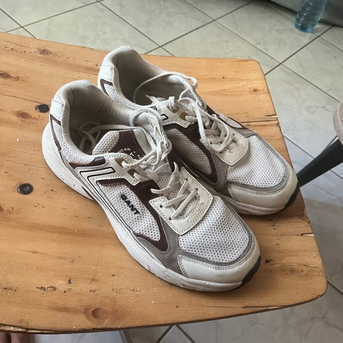 Gant leather sneakers, white and beige, size 45