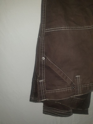 Men's pants brown size 44/2XL like new, 100% cotton