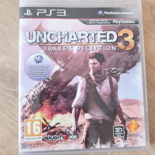Uncharted 3: Drake's Deception PlayStation 3 game like new